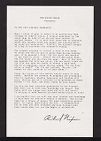 Letter from President Richard Nixon to the 1972 Graduating Class